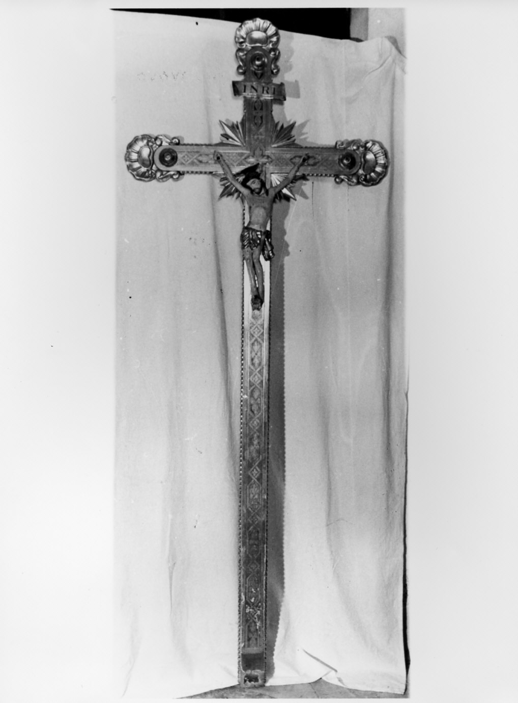 croce processionale, opera isolata - bottega italiana (sec. XIX)