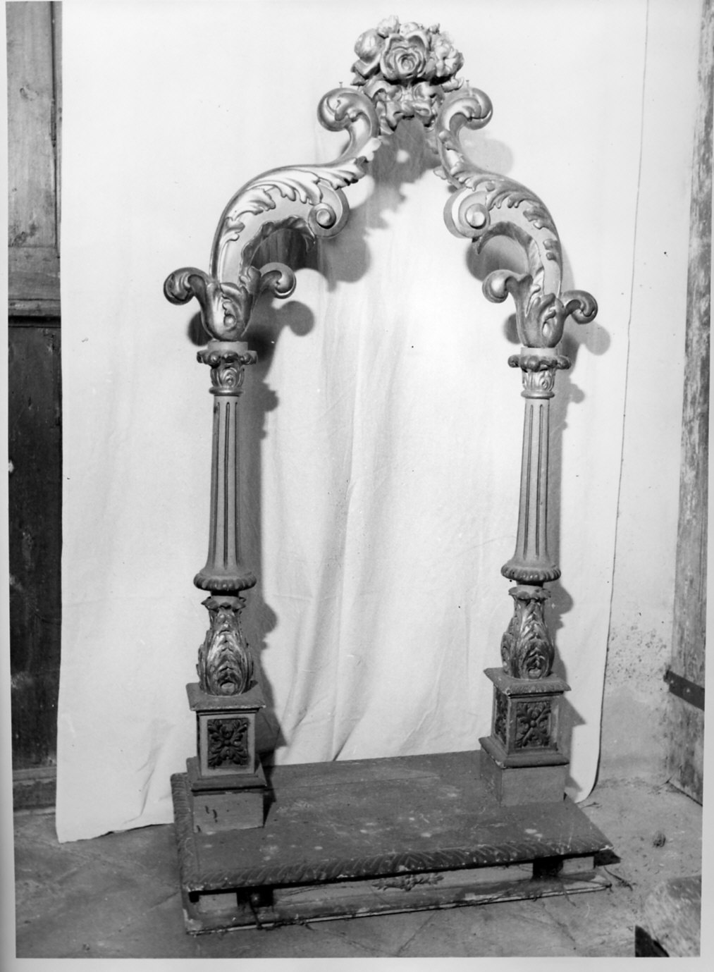 baldacchino processionale, opera isolata - bottega italiana (sec. XIX)