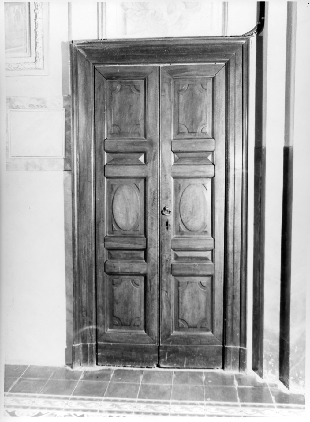 porta - a due battenti, serie - bottega italiana (metà sec. XIX)