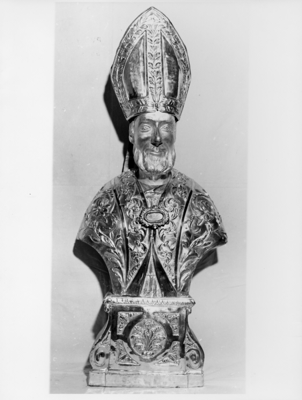 San Biagio (reliquiario - a busto, opera isolata) - bottega italiana (sec. XIX)