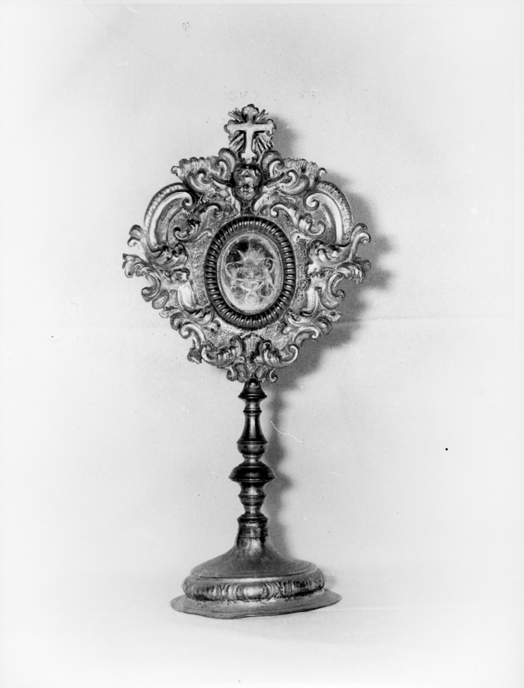 reliquiario - a ostensorio, opera isolata - bottega italiana (sec. XIX)