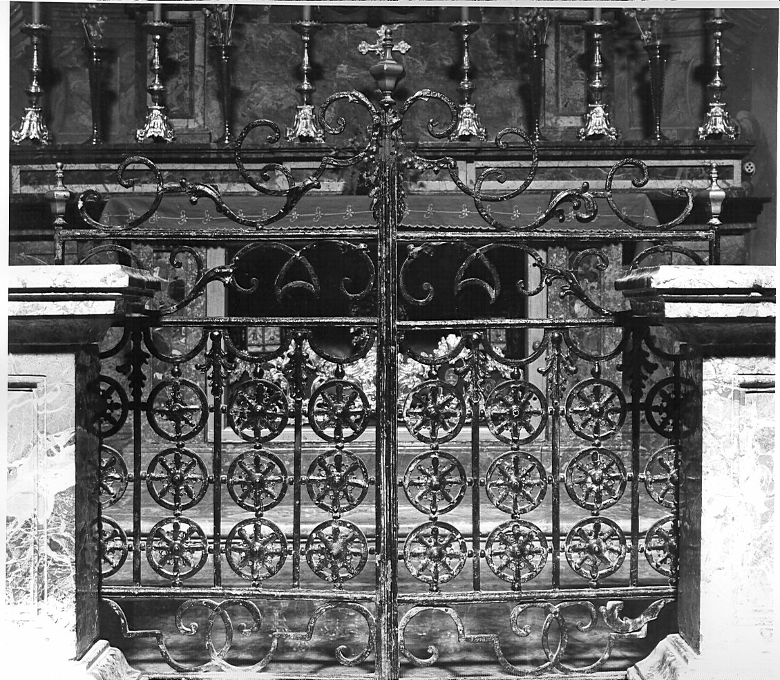 cancellata del presbiterio - bottega lombarda (sec. XVIII)