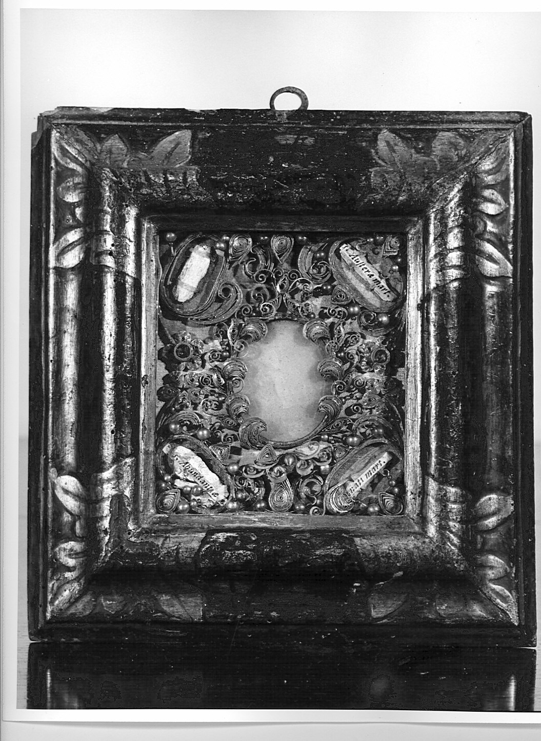 reliquiario, coppia - bottega lombarda (primo quarto sec. XVIII)