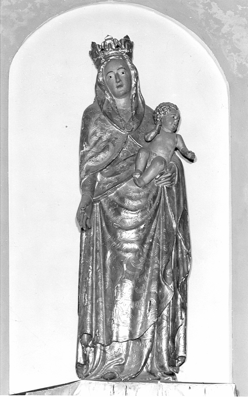 Madonna con Bambino (statua) - bottega lombarda (sec. XVII)