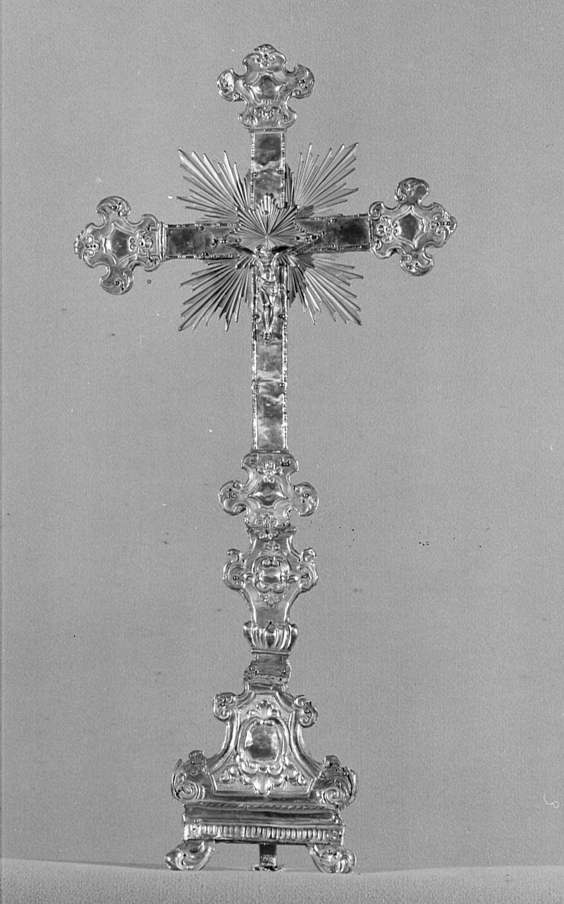 croce d'altare - bottega lombarda (secc. XVIII/ XIX)