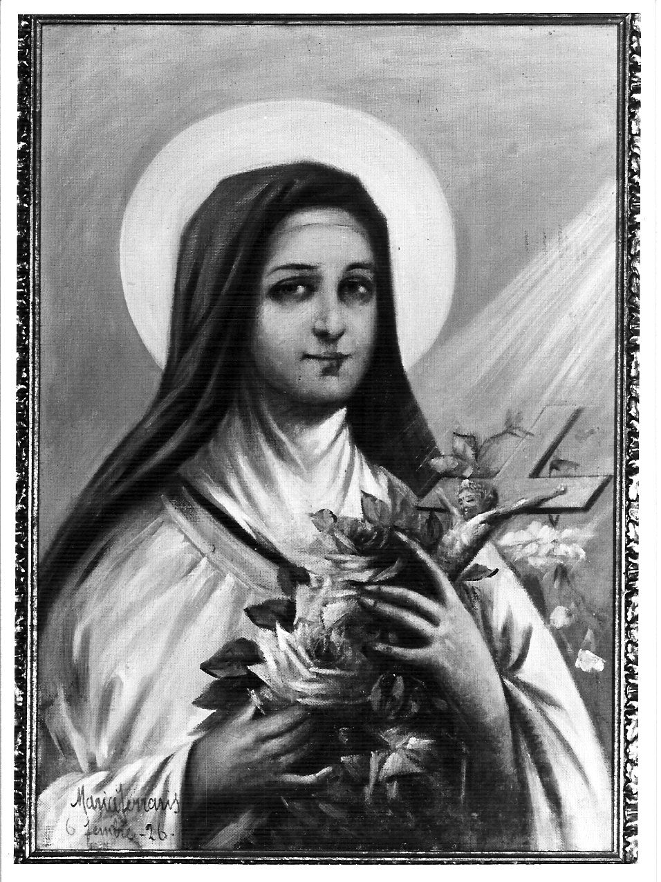 Santa Teresina di Lisieux (dipinto, opera isolata) di Ferraris Maria (sec. XX)