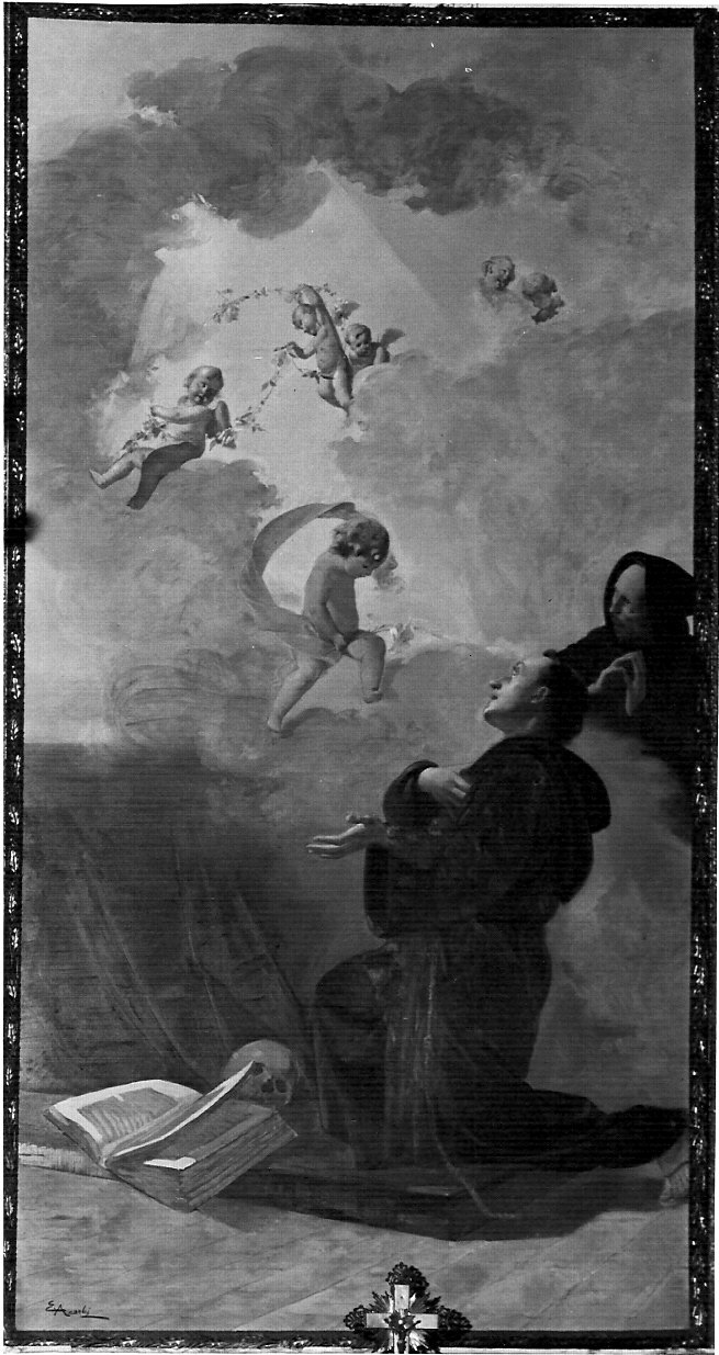 Sant'Antonio da Padova con il bambino (pala d'altare, opera isolata) di Acerbi Ezechiele (inizio sec. XX)