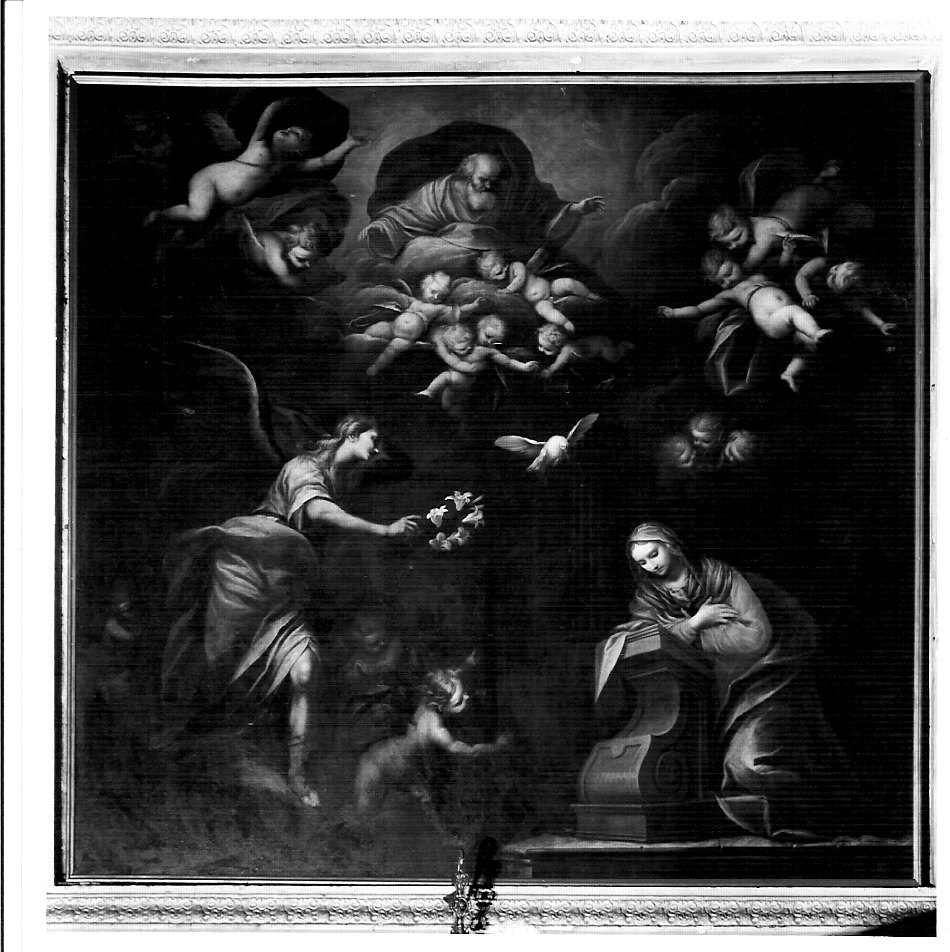 Annunciazione (dipinto, opera isolata) di Danedi Giovanni Stefano detto Montalto (attribuito) (secondo quarto sec. XVII)