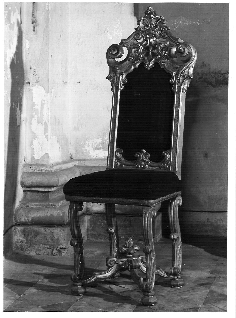 sedia, serie - bottega lombarda (fine/inizio secc. XIX/ XX)