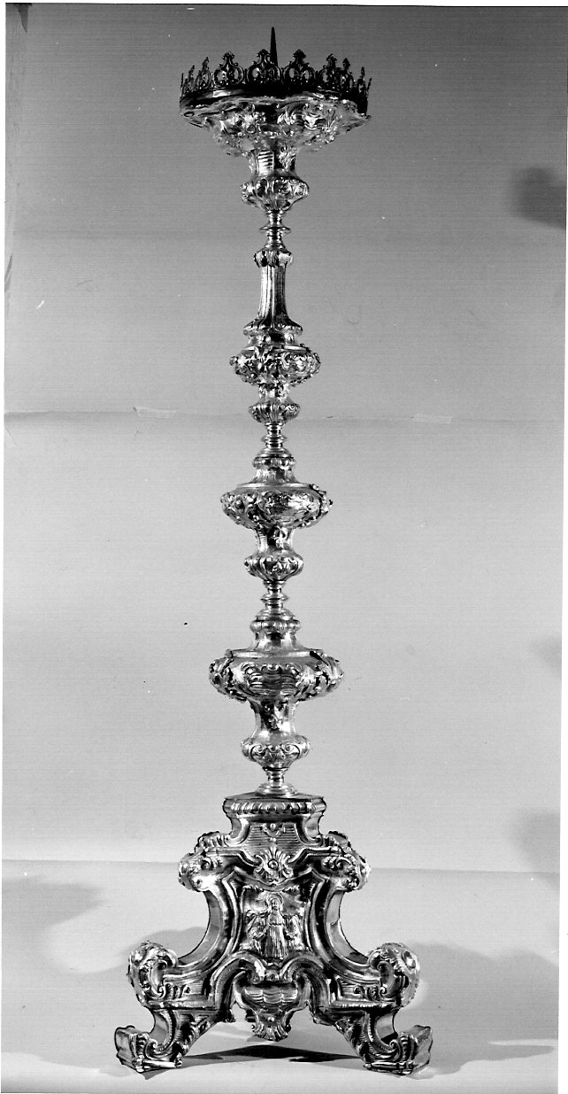 candeliere, serie - bottega lombarda (sec. XVII)