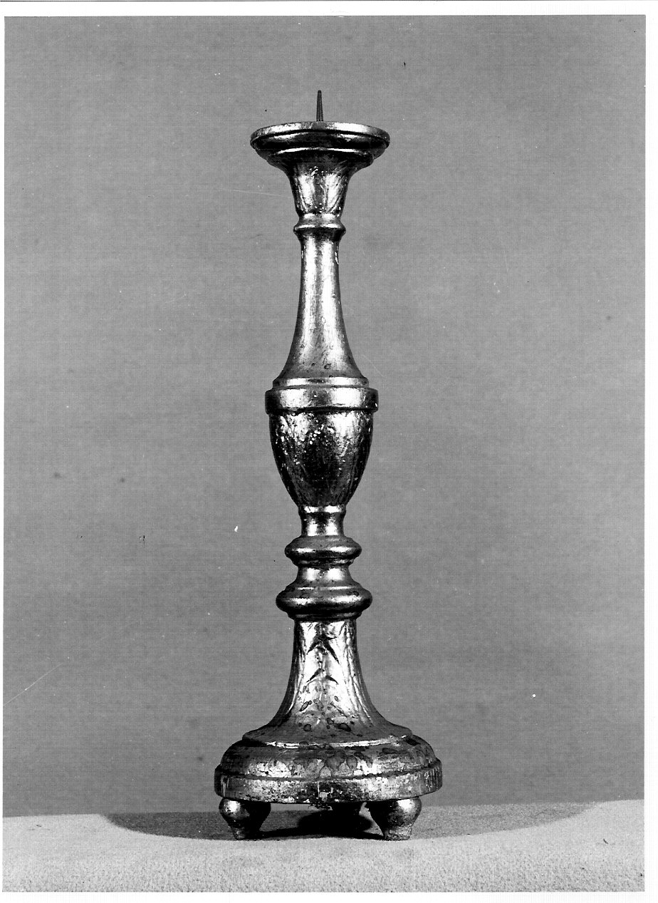 candeliere, coppia - bottega lombarda (seconda metà sec. XIX)