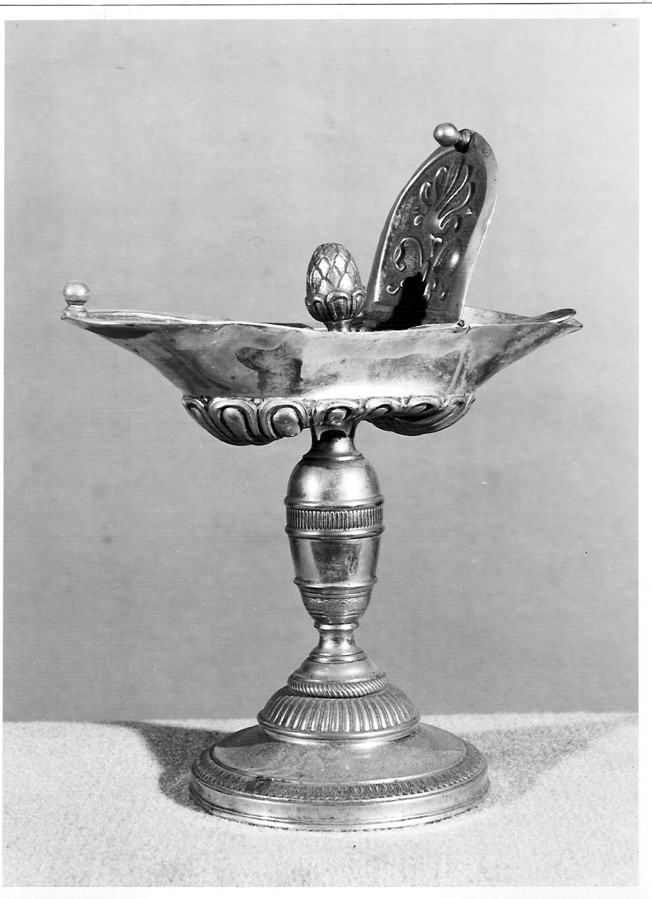 navicella portaincenso, opera isolata - bottega lombarda (fine/inizio secc. XIX/ XX)