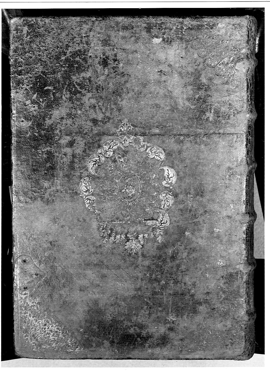 coperta di libro liturgico, opera isolata - bottega lombarda (sec. XVII)