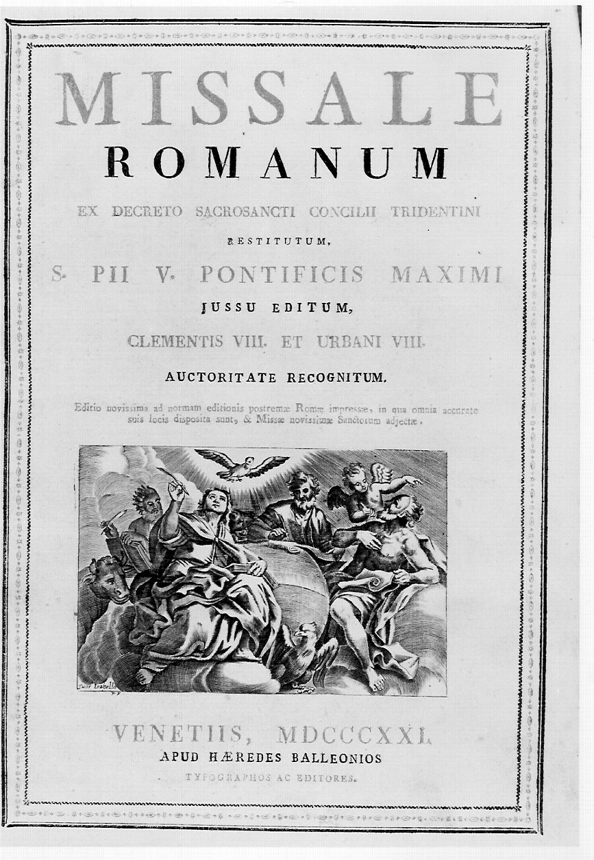 coperta di libro liturgico, opera isolata - bottega lombarda (sec. XIX)