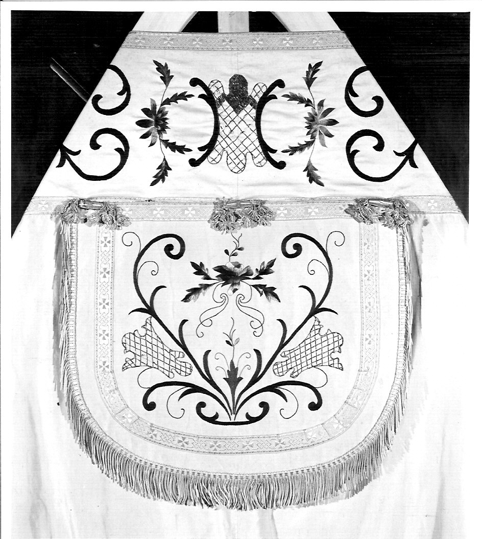 piviale, opera isolata - manifattura italiana (fine/inizio secc. XIX/ XX)