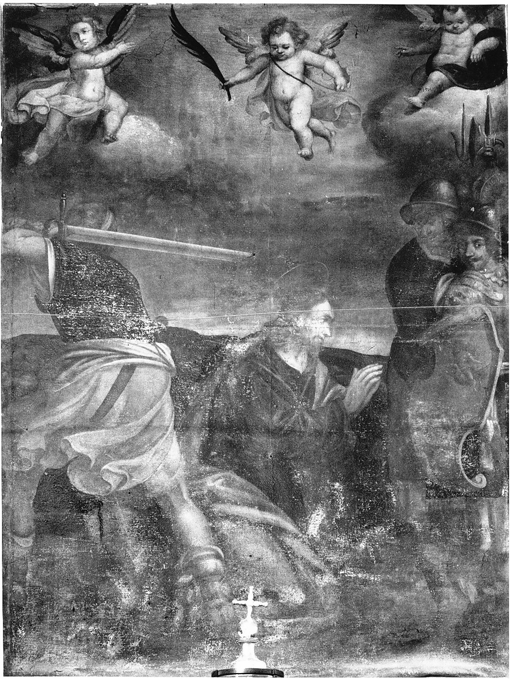martirio di San Paolo (dipinto, opera isolata) - ambito lombardo (seconda metà sec. XVII)