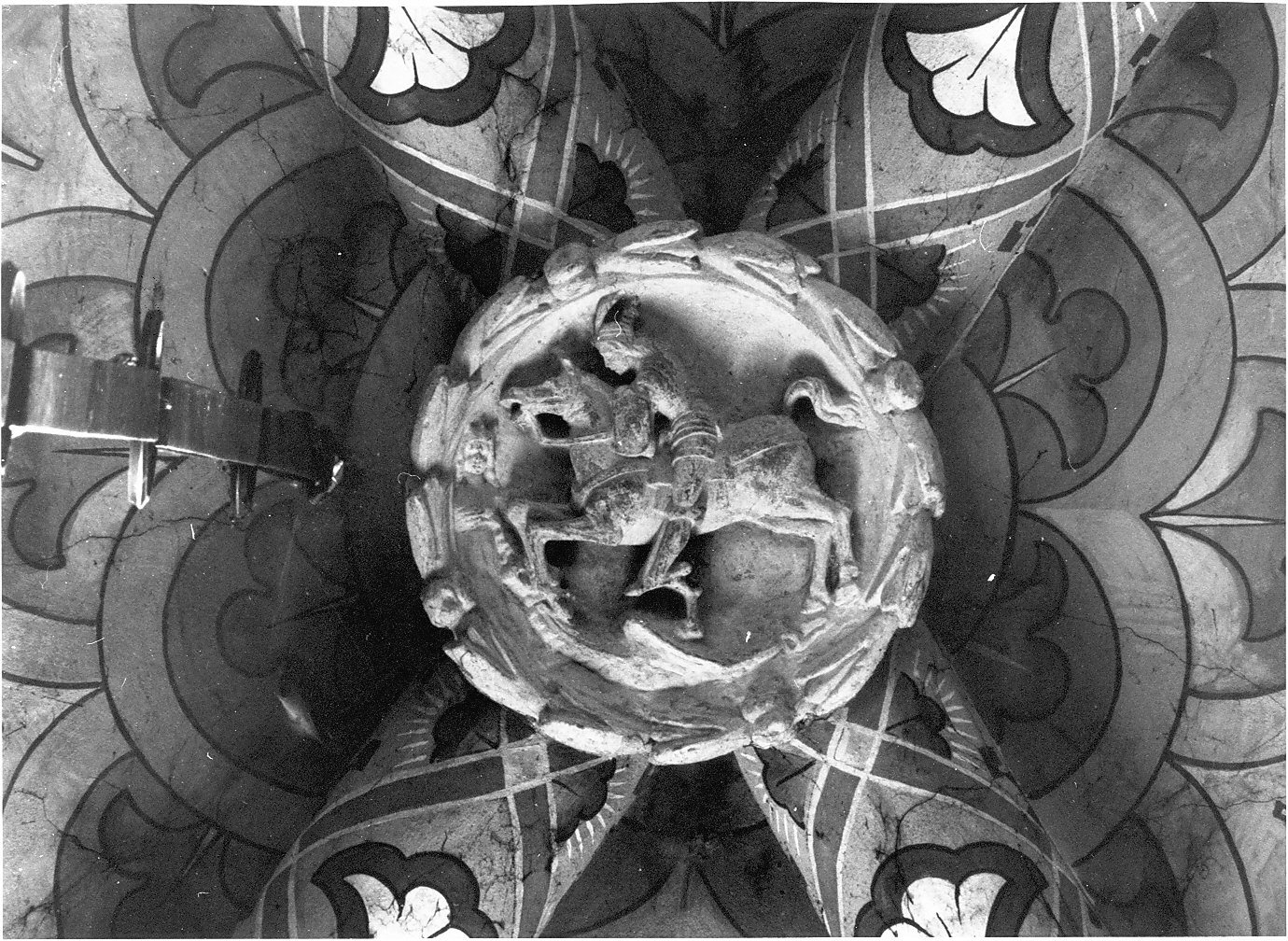 chiave di volta, opera isolata - bottega lombarda (sec. XV)