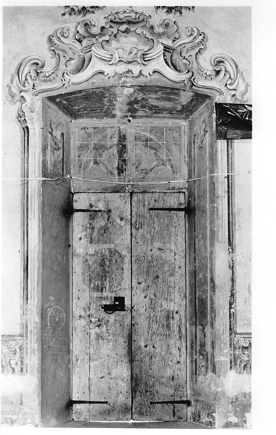 porta, opera isolata - bottega italiana (sec. XVIII)