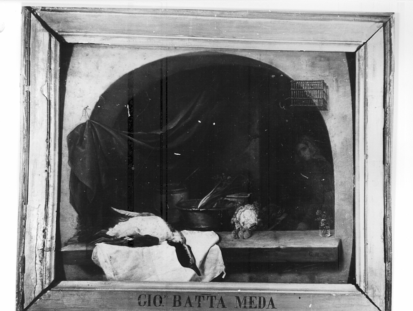natura morta (dipinto) di Meda Giovanni Battista (terzo quarto sec. XIX)