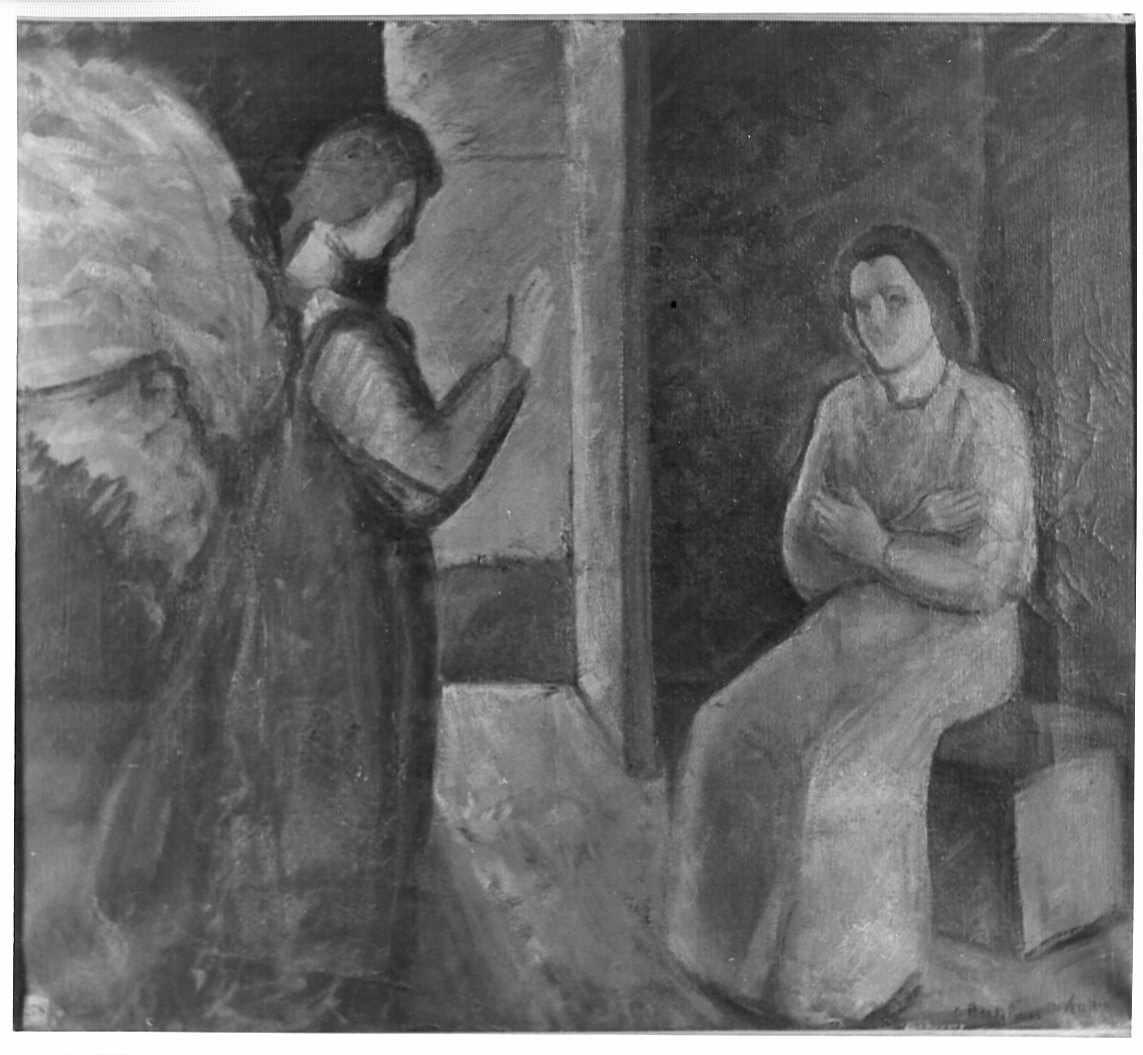 Annunciazione (dipinto) di Bertolucci Di Vecchio Giorgina (secondo quarto sec. XX)