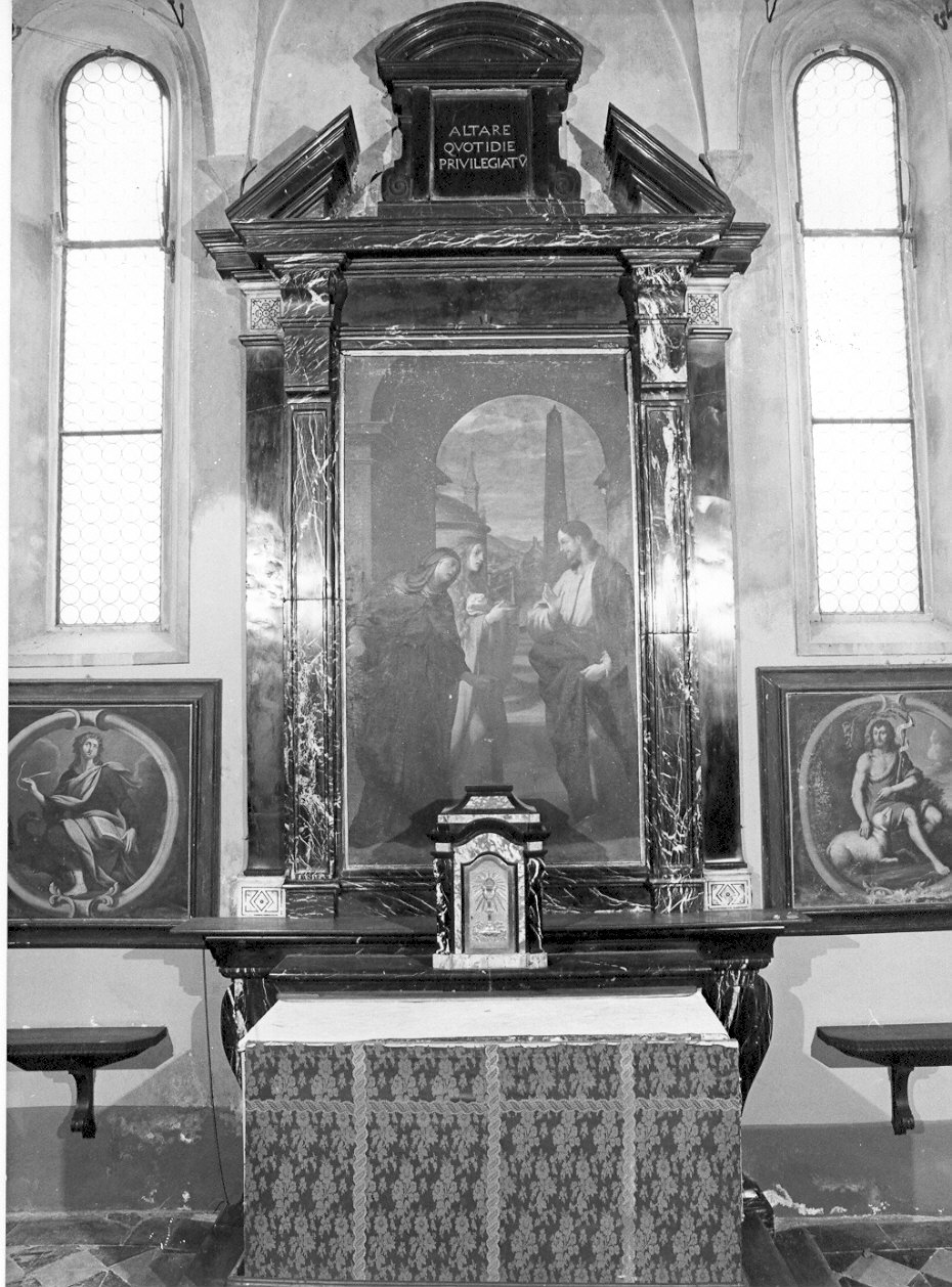 altare maggiore, opera isolata - ambito lombardo (seconda metà sec. XVII)