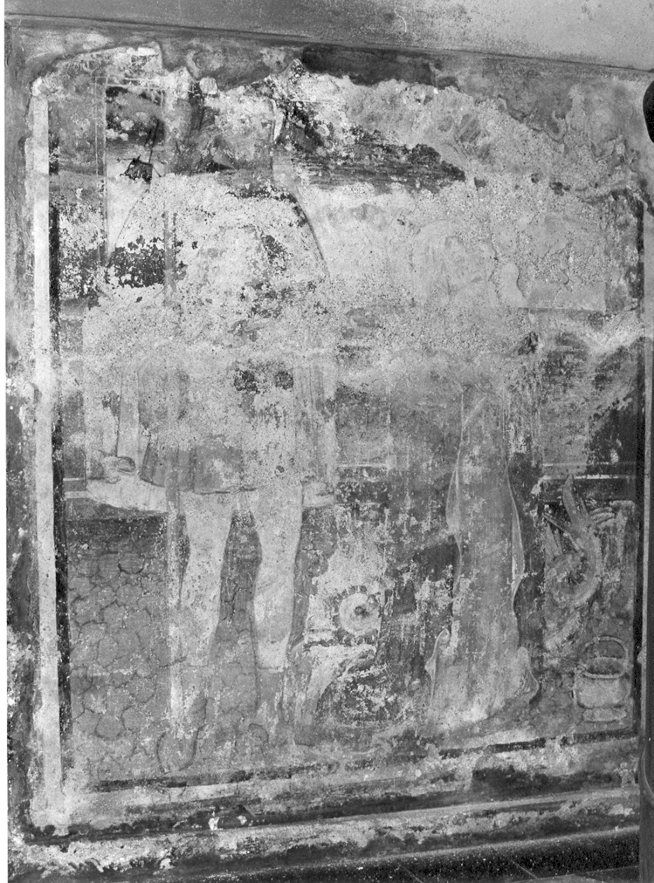 San Rocco (dipinto murale, opera isolata) - ambito lombardo (sec. XV)