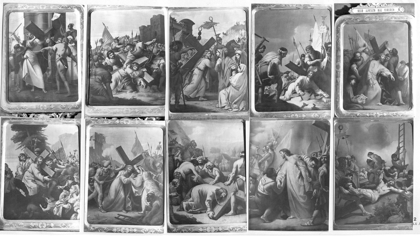 Via Crucis, serie - ambito lombardo (sec. XIX)