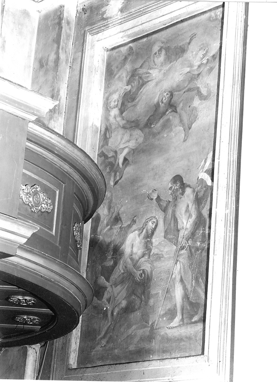 battesimo di Cristo (dipinto, opera isolata) - ambito lombardo (fine sec. XVII)