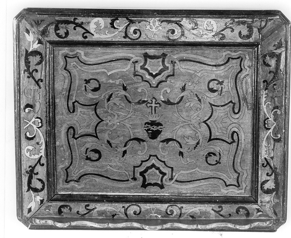 leggio da tavolo, opera isolata - bottega lombarda (prima metà sec. XIX)