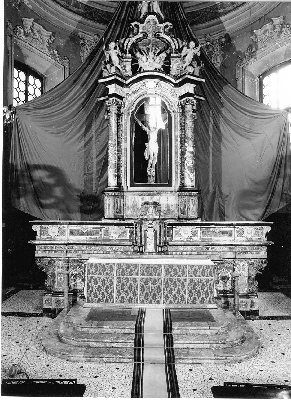 altare maggiore, opera isolata - bottega lombarda (prima metà sec. XVIII)
