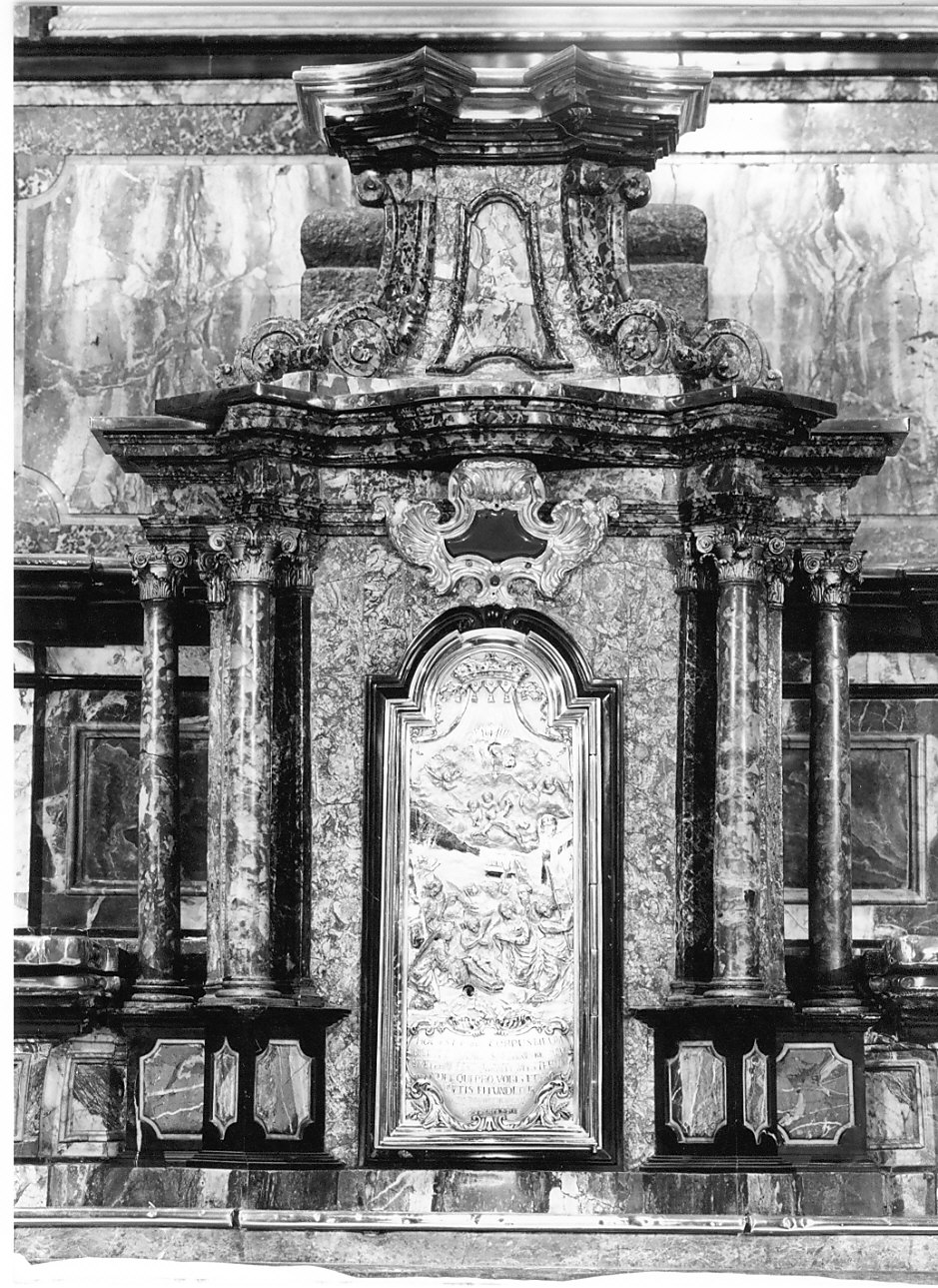 tabernacolo - a frontale architettonico, opera isolata - bottega lombarda (sec. XVIII)