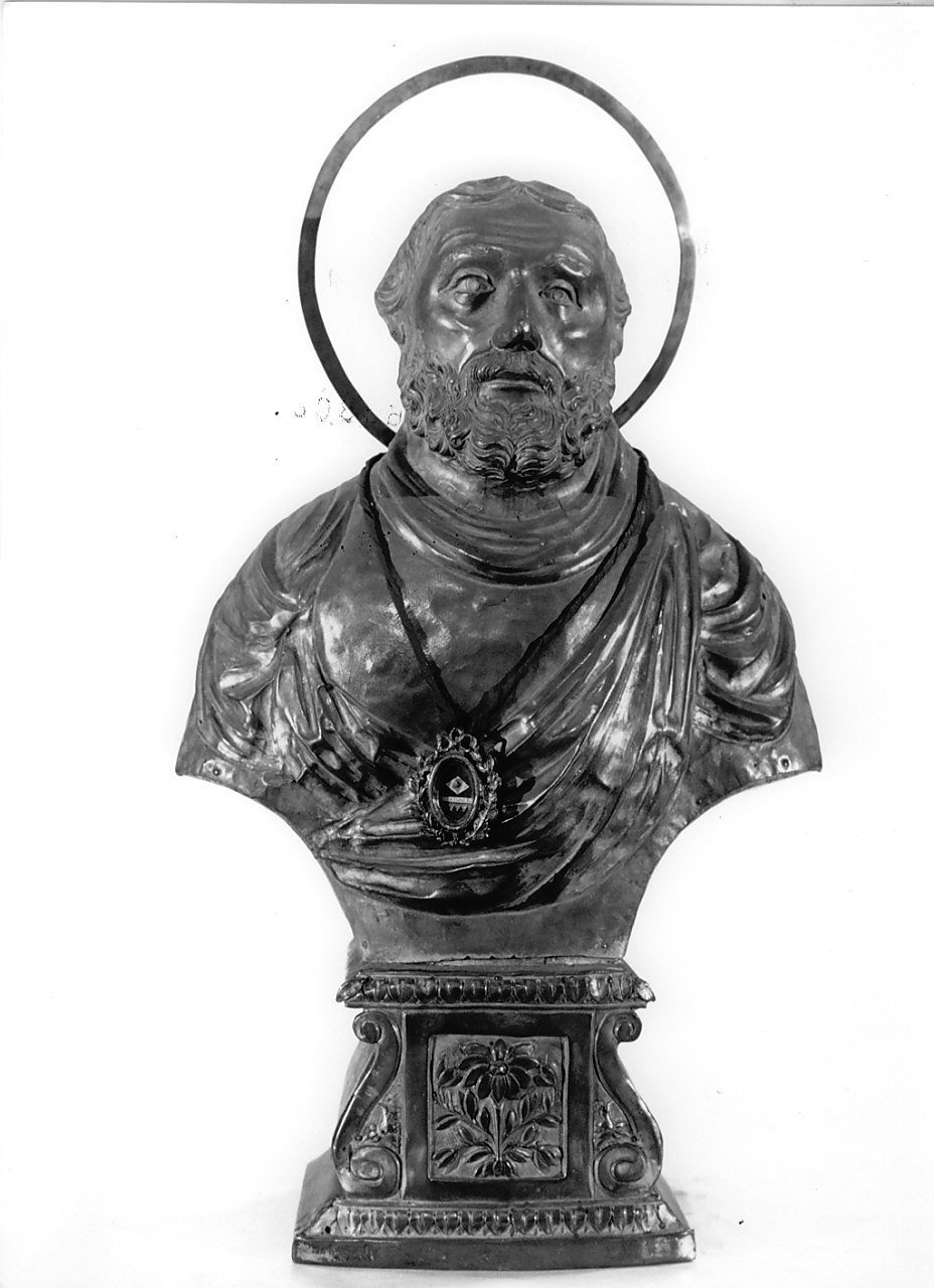 San Carlo Borromeo (reliquiario - a busto, opera isolata) - bottega lombarda (inizio sec. XVII)