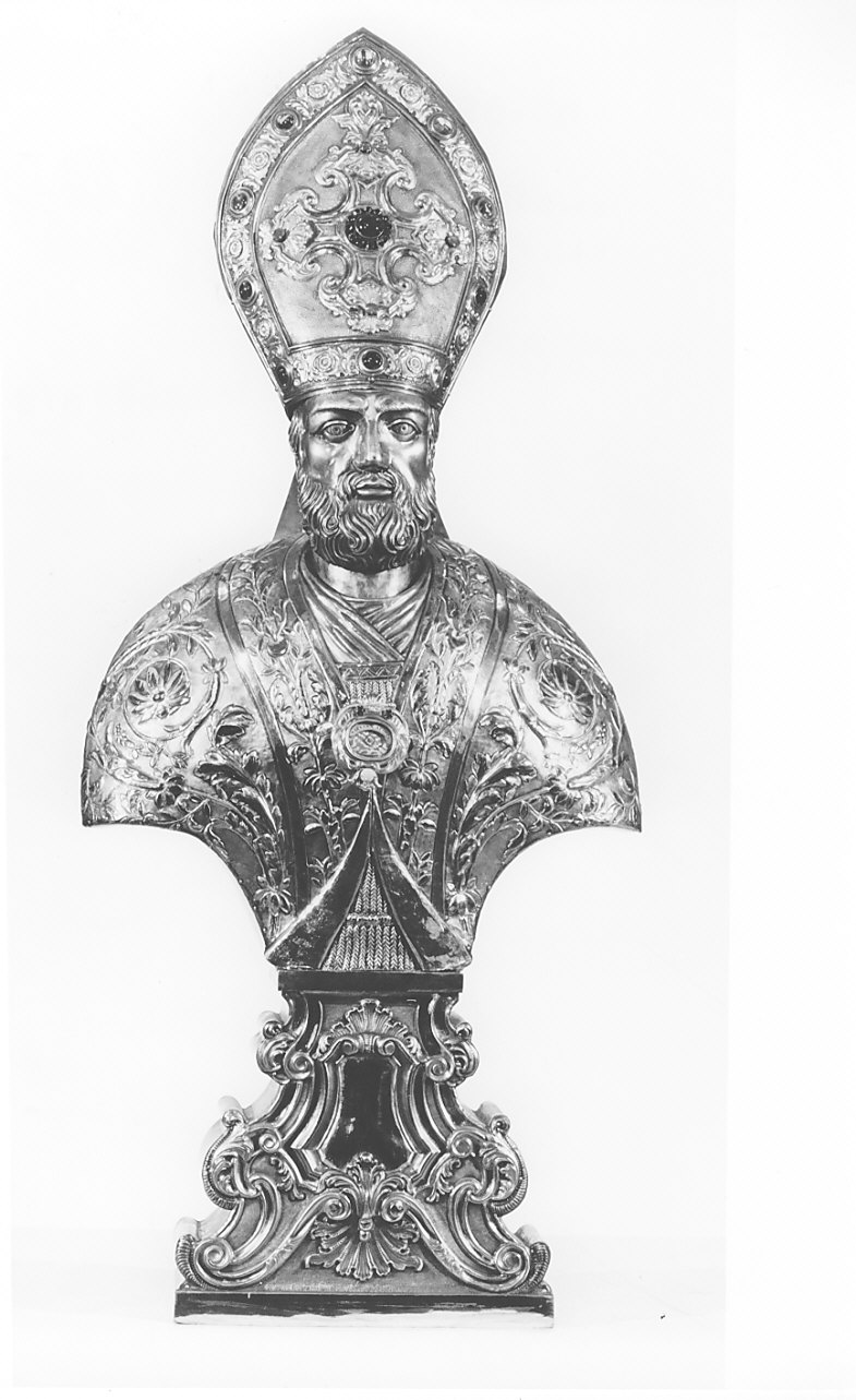 San Barnaba apostolo (reliquiario - a busto, opera isolata) - bottega lombarda (fine sec. XVIII)