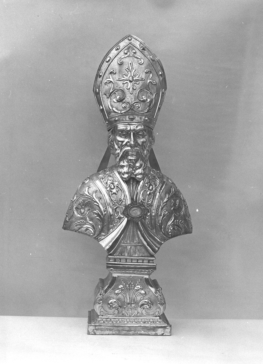 reliquiario - a busto, opera isolata - ambito lombardo (sec. XIX)