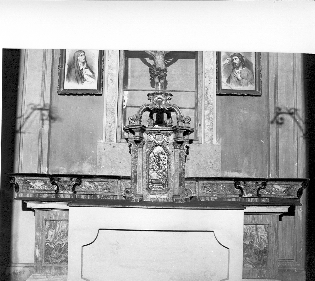 mostra d'altare, opera isolata - ambito lombardo (sec. XVIII)