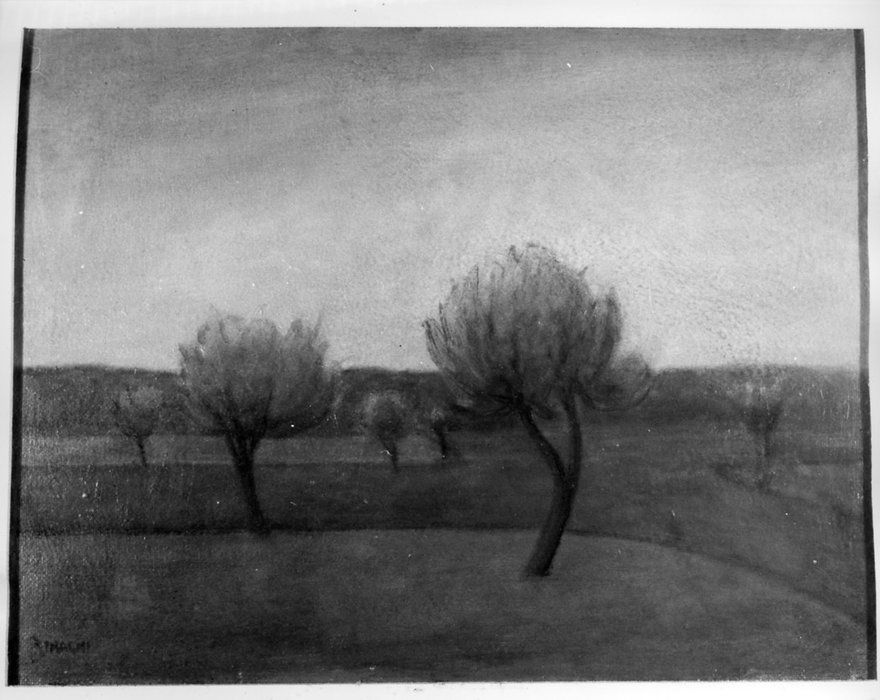 paesaggio (dipinto, opera isolata) - ambito italiano (sec. XX)