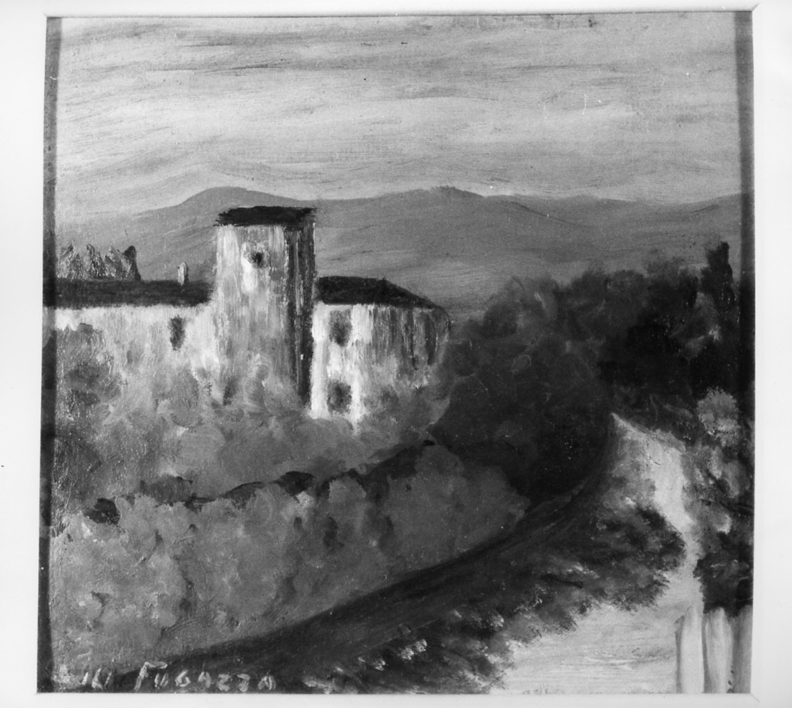 paesaggio (dipinto, opera isolata) - ambito italiano (sec. XX)