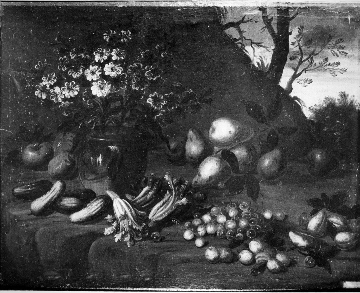 natura morta (dipinto, opera isolata) - ambito italiano (seconda metà sec. XVII)