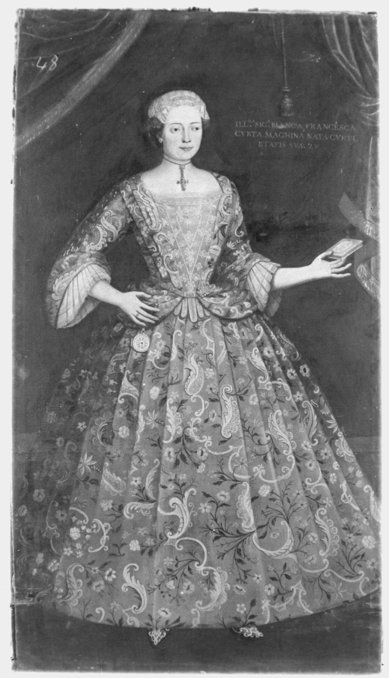 ritratto di donna (dipinto) - ambito lombardo (inizio sec. XVIII)