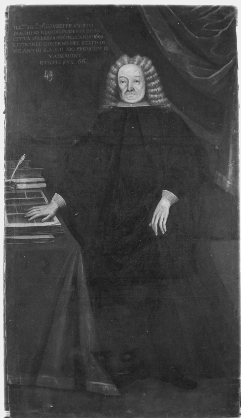 ritratto d'uomo (dipinto) - ambito Italia settentrionale (sec. XVIII)