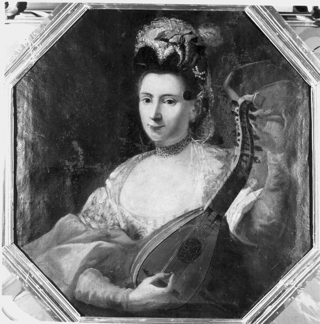 ritratto di donna (dipinto) - ambito lombardo (fine sec. XVIII)