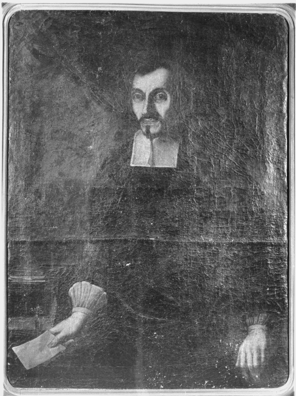 ritratto d'uomo (dipinto) - ambito lombardo (fine/inizio secc. XVII/ XVIII)