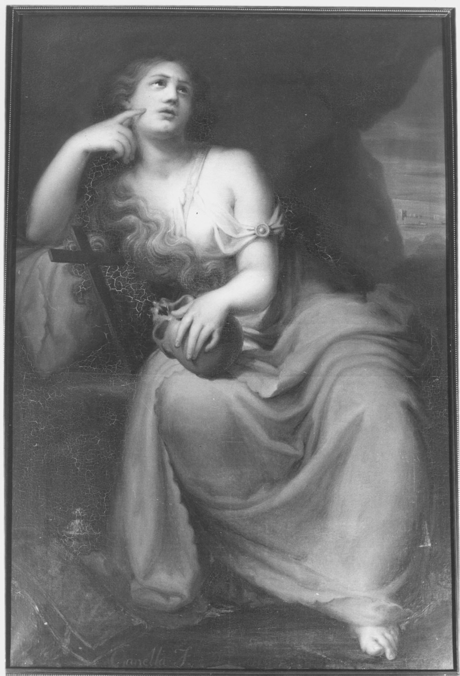 Santa Maria Maddalena penitente (dipinto) di Canella Giuseppe (attribuito) (primo quarto sec. XIX)