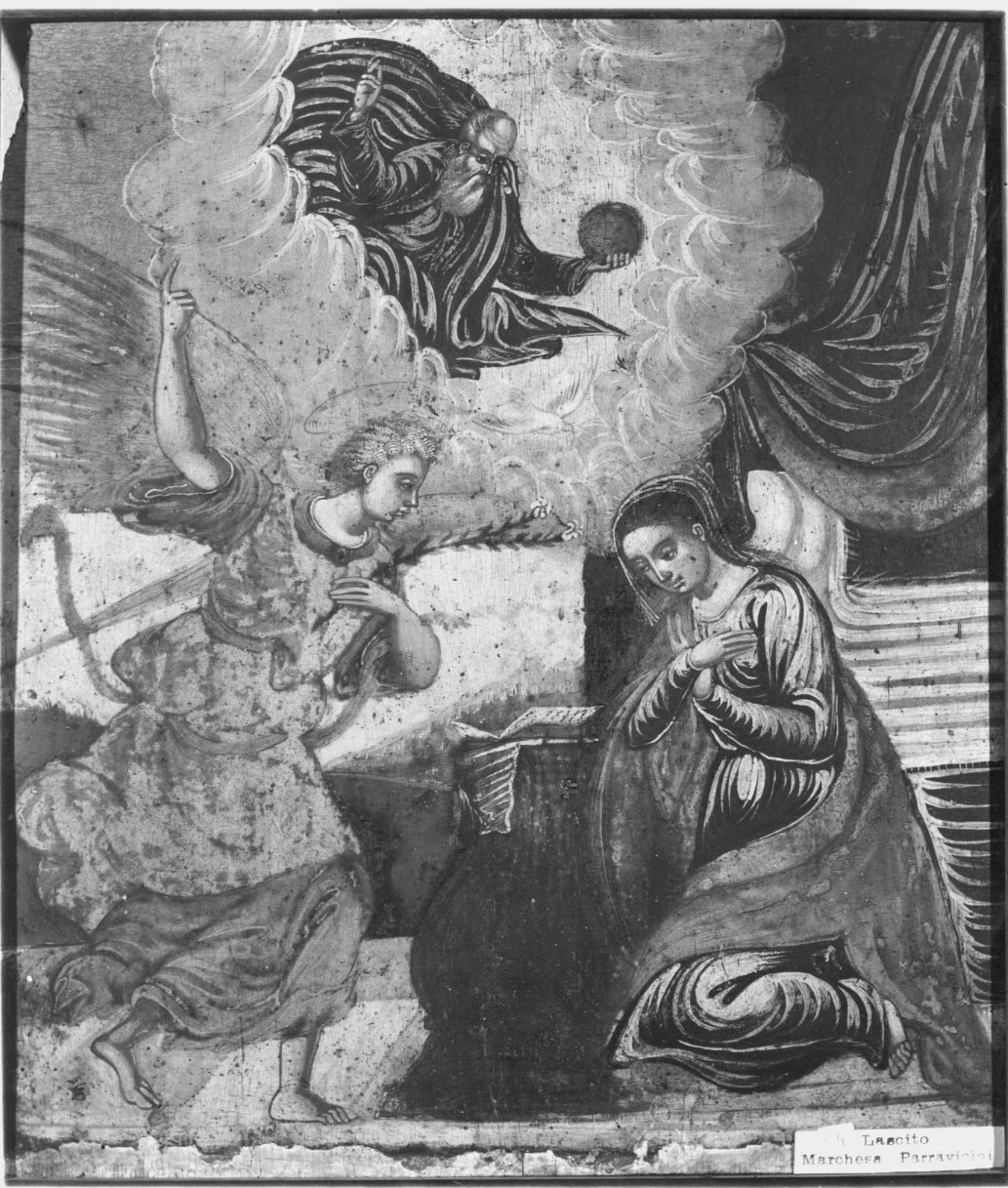 Annunciazione (dipinto) - ambito cretese-veneziano (fine/inizio secc. XVI/ XVII)