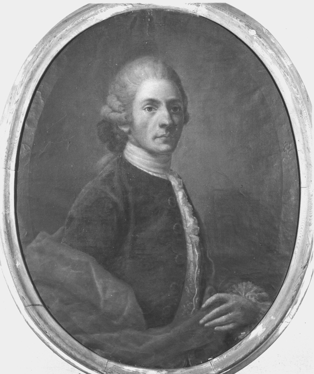 ritratto d'uomo (dipinto) - ambito lombardo (seconda metà sec. XVIII)