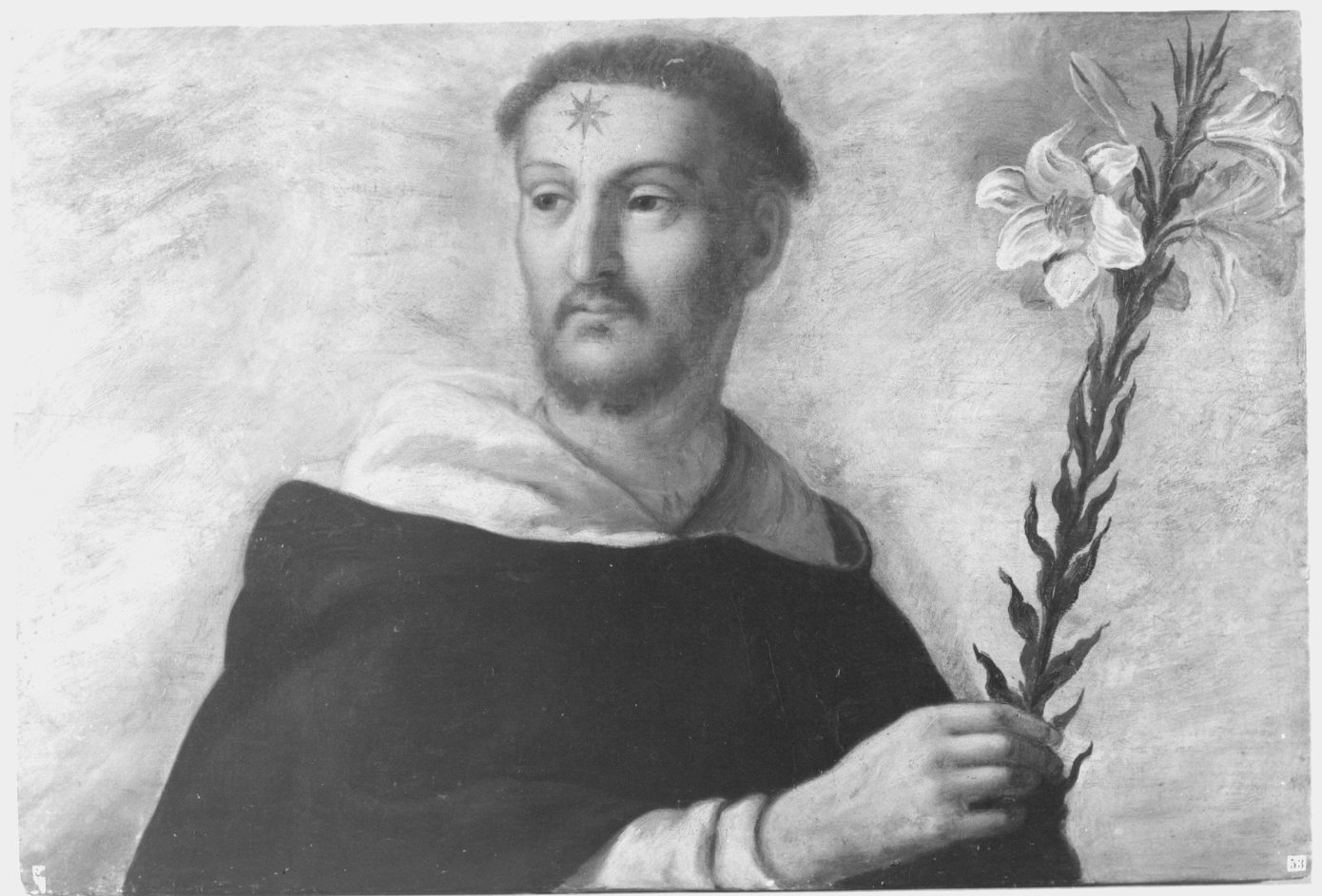 Sant'Andrea Avellino (dipinto, frammento) - ambito lombardo (secondo quarto sec. XVII)