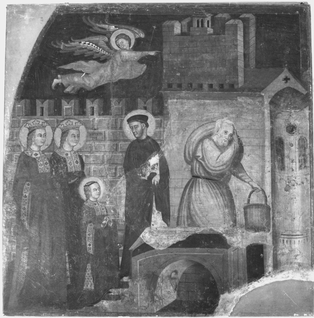 dipinto, elemento d'insieme di Primo Maestro di S. Margherita (attribuito) (primo quarto sec. XIV)