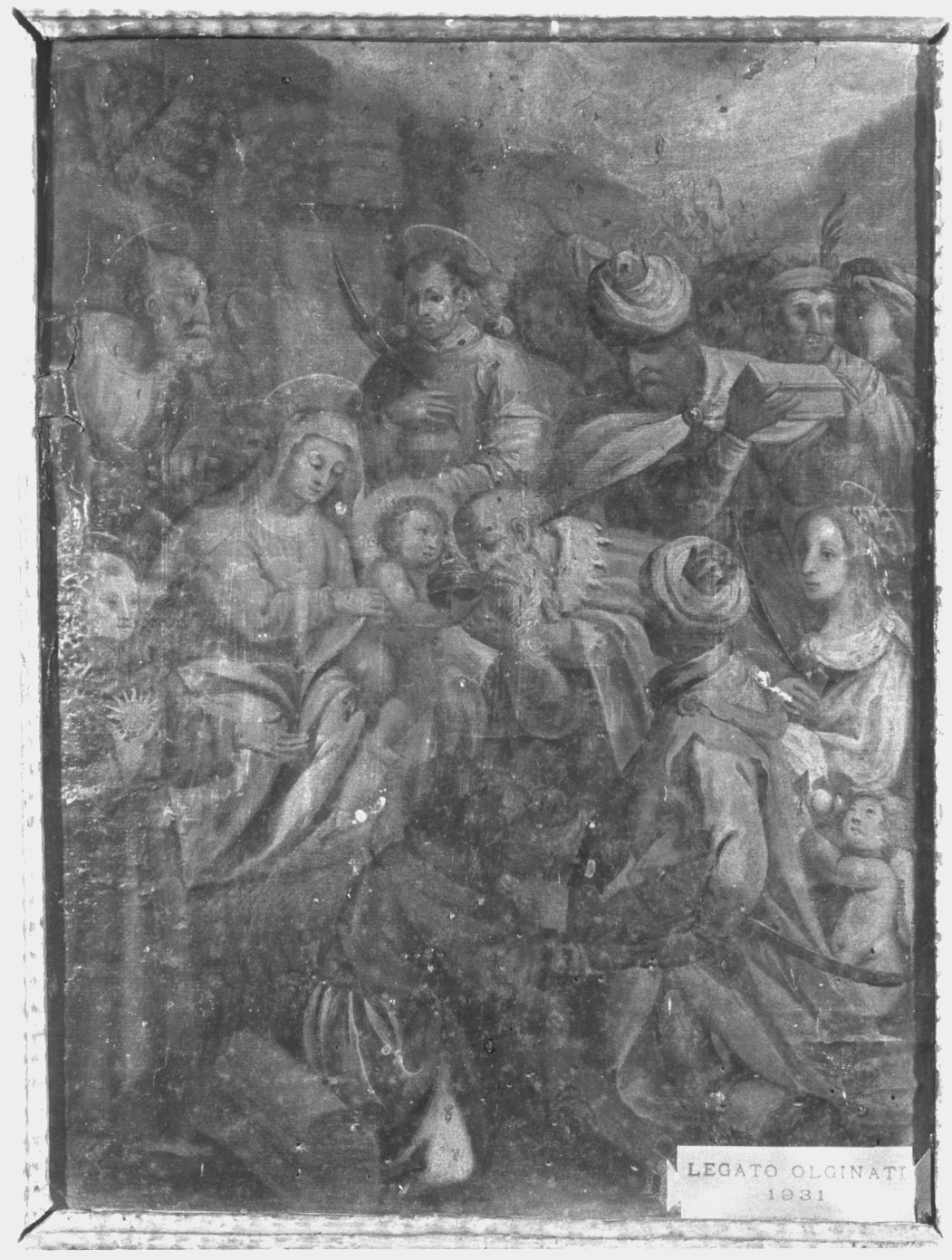 adorazione dei Re Magi (dipinto) - ambito lombardo (sec. XVII)