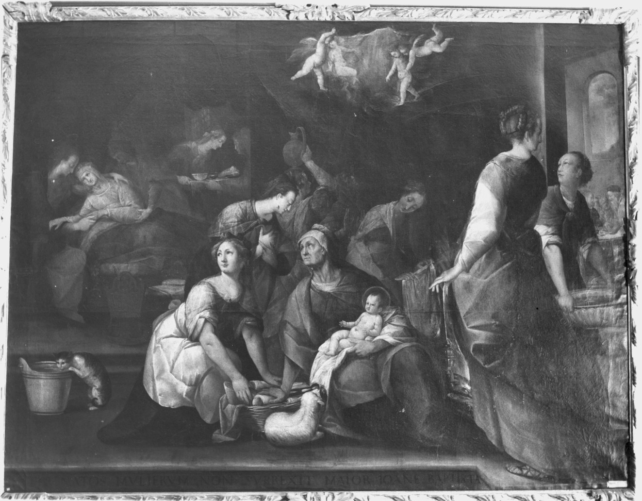 nascita di San Giovanni Battista (dipinto) - ambito neerlandese (sec. XVII)
