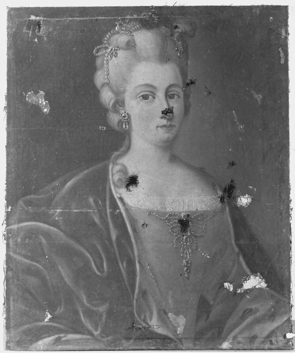 ritratto di donna (dipinto) - ambito lombardo (sec. XVIII)